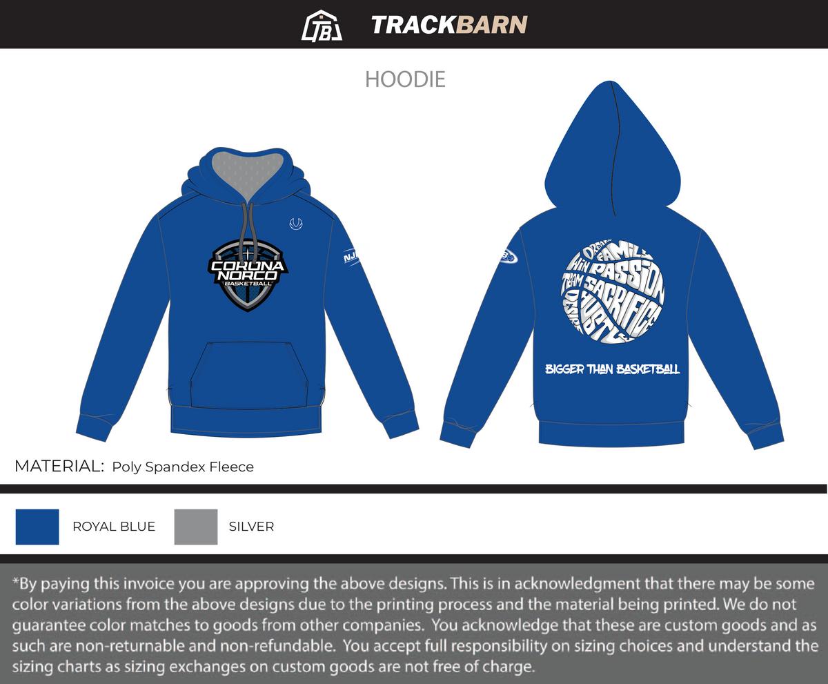 NJB NORCO - Men Hoodie - Royal blue - TrackBarn