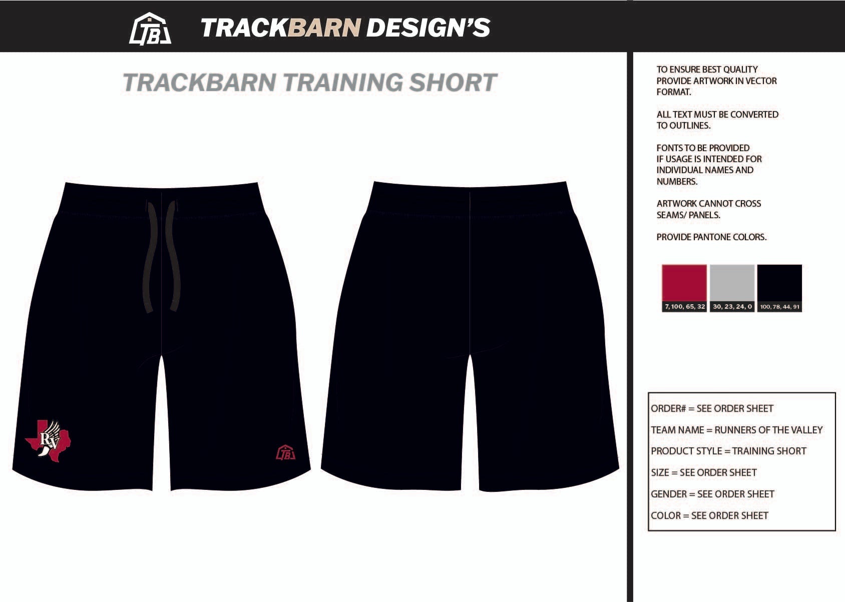 Runners - of the - Valley Mens Knit Shorts 9" - TrackBarn