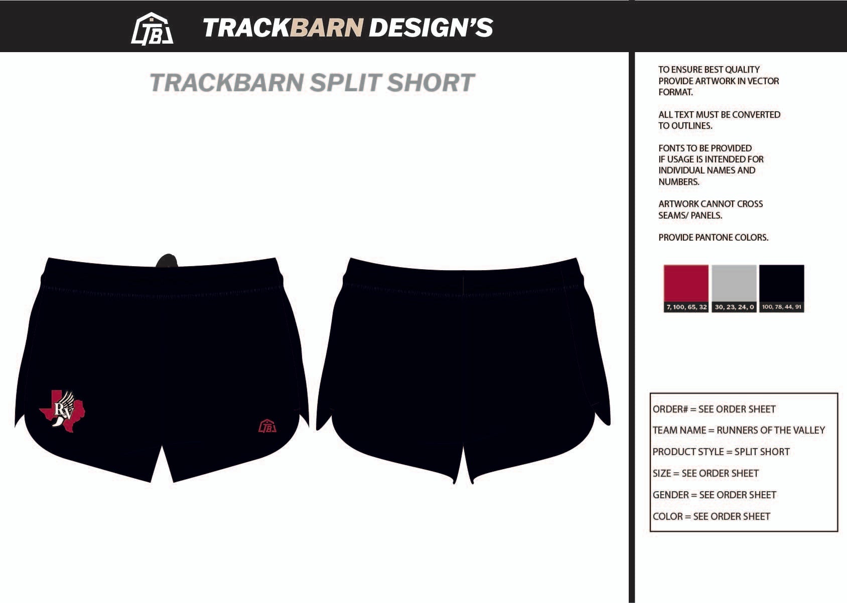 Runners - of the - Valley Womens Split Track Short - TrackBarn