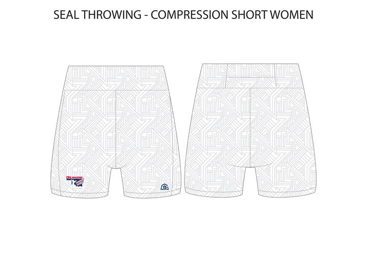 Seal Throwing Club LLC - Girls Compression Shorts (2810) - TrackBarn