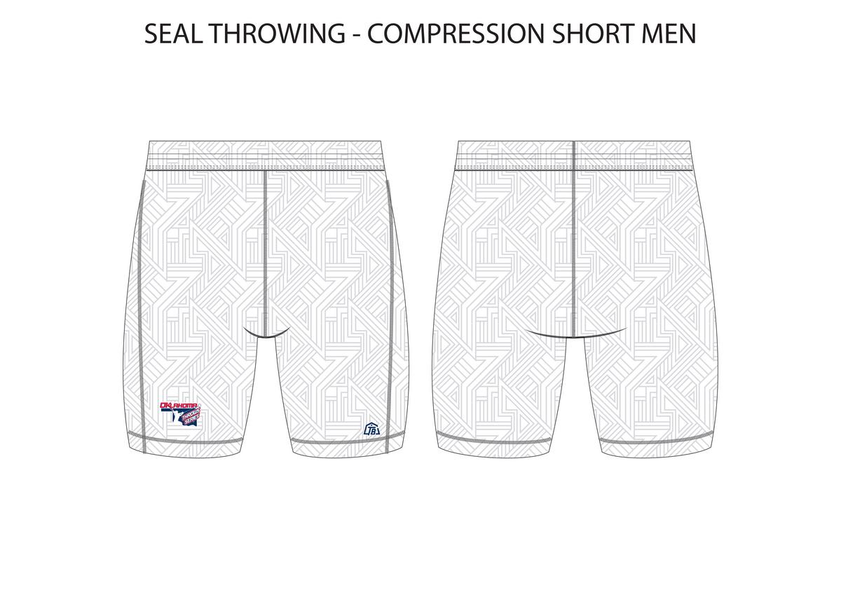 Seal Throwing Club LLC - Men Short Running Tight - Gray - TrackBarn