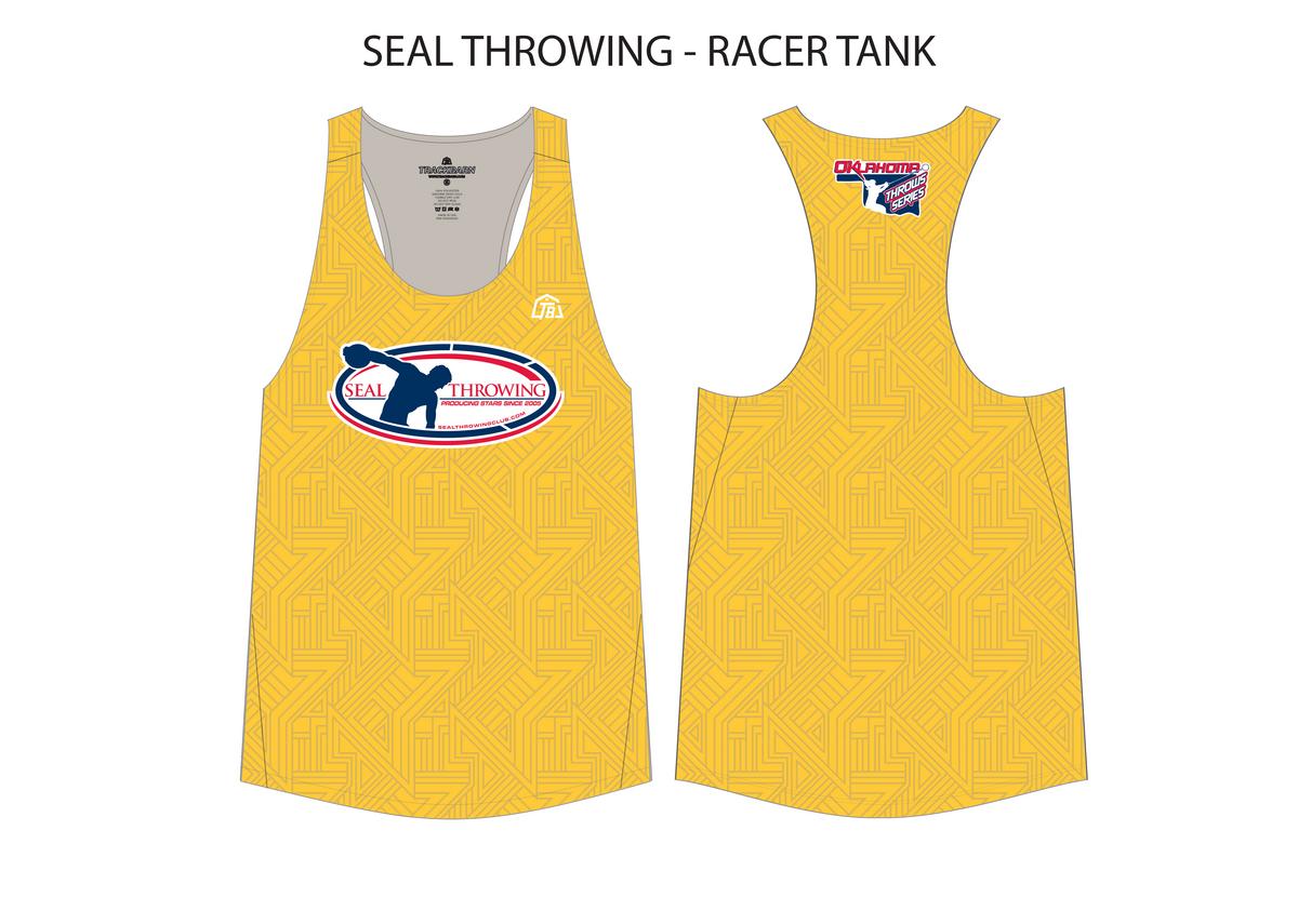 Seal Throwing Club LLC - Women's Track Singlet - Yellow - TrackBarn