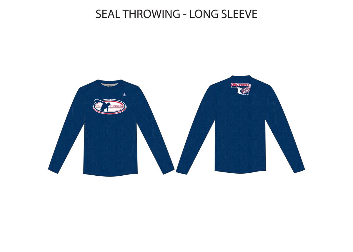 Seal Throwing Club LLC - Youth Long Sleeve - FT - Blue - TrackBarn