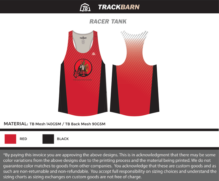 Spartans - Racer Tank (1060) - TrackBarn