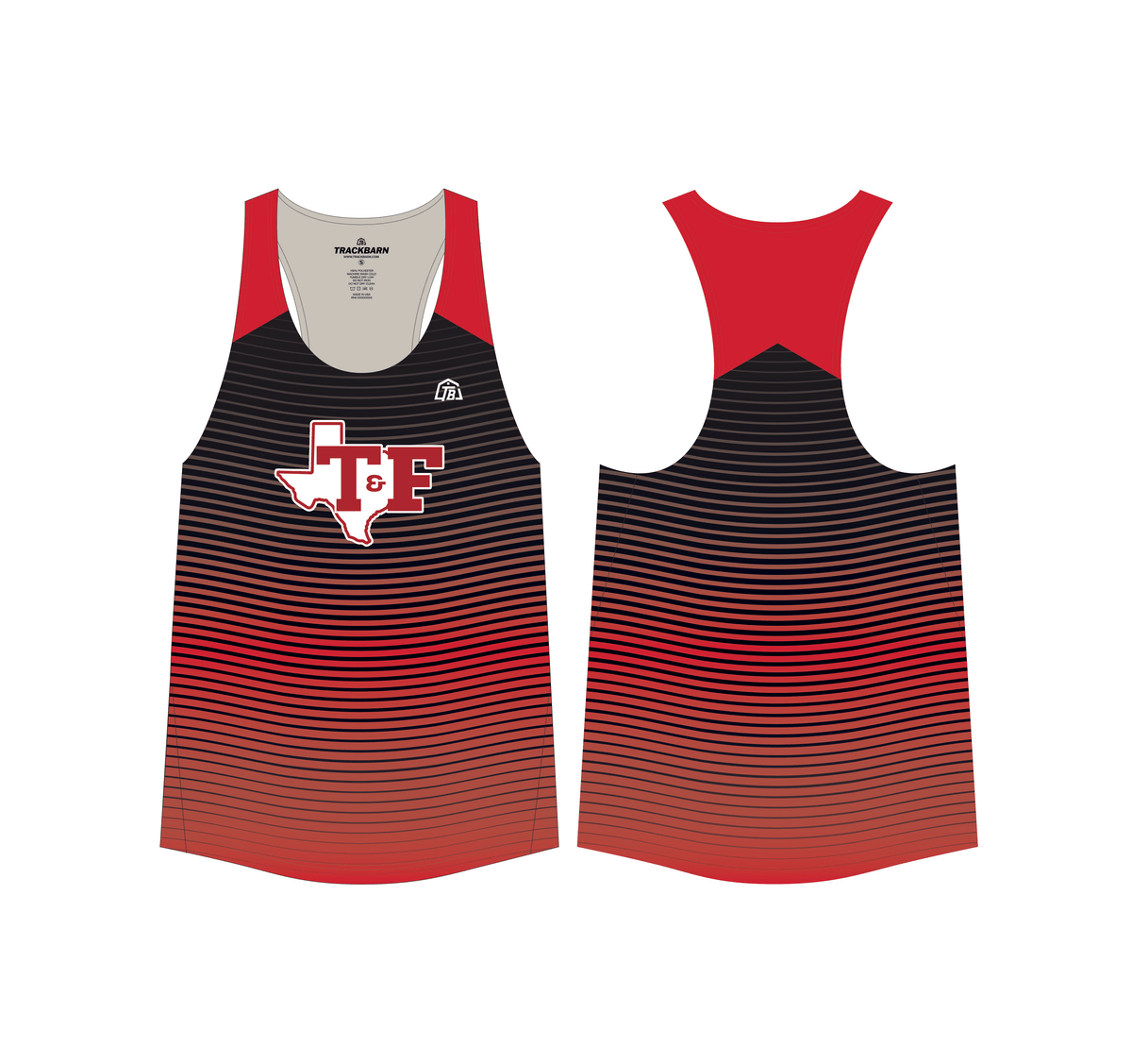 Tomball High School - Men Racer Tank - (746) - TrackBarn