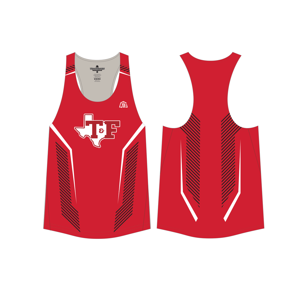 Tomball High School - Men Racer Tank - (747) - TrackBarn