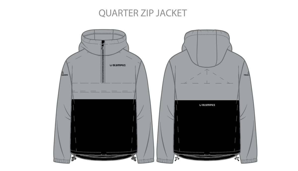 Trackbarn / Olympus - Youth Half Zip Jacket - (802) - TrackBarn