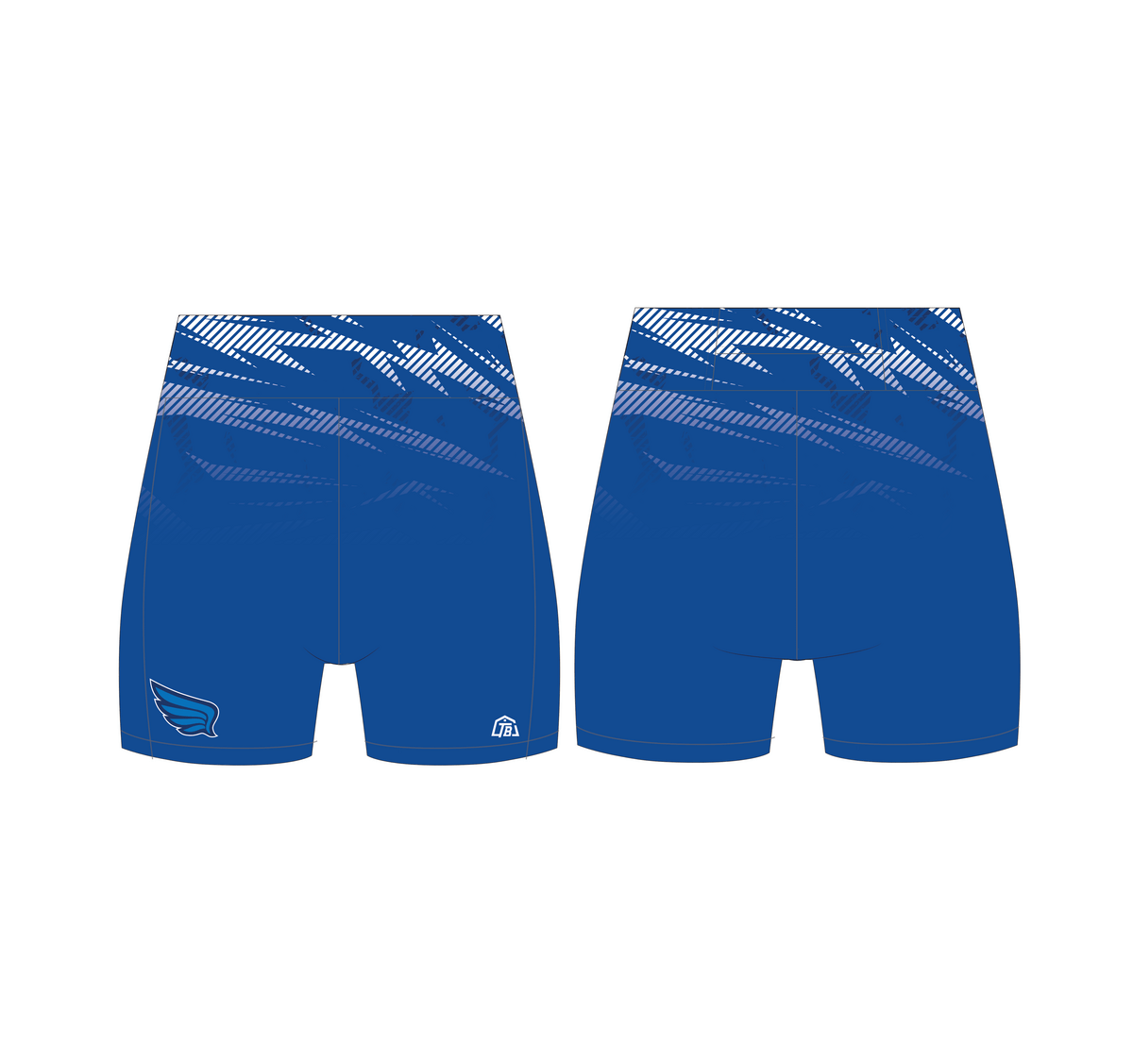 Turlock Flyers - Women Compression Shorts - (935) - TrackBarn