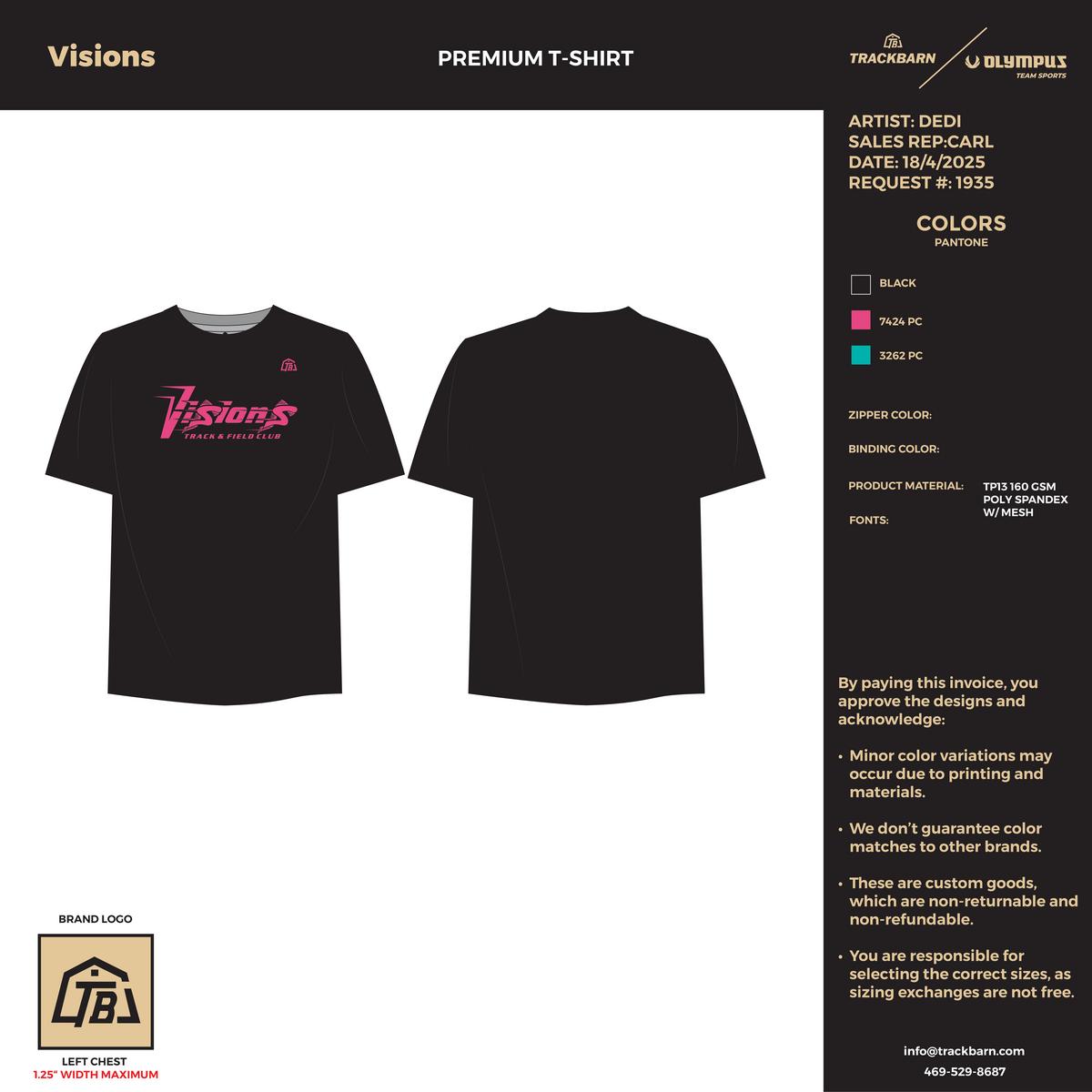 Visions - T-Shirt - TrackBarn
