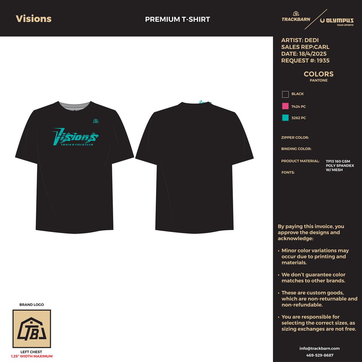 Visions - T-Shirt - TrackBarn