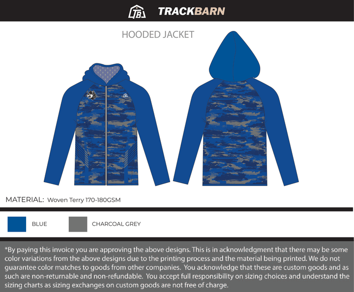 Walnut Springs Middle School - Men Hooded Jacket (1278) - TrackBarn