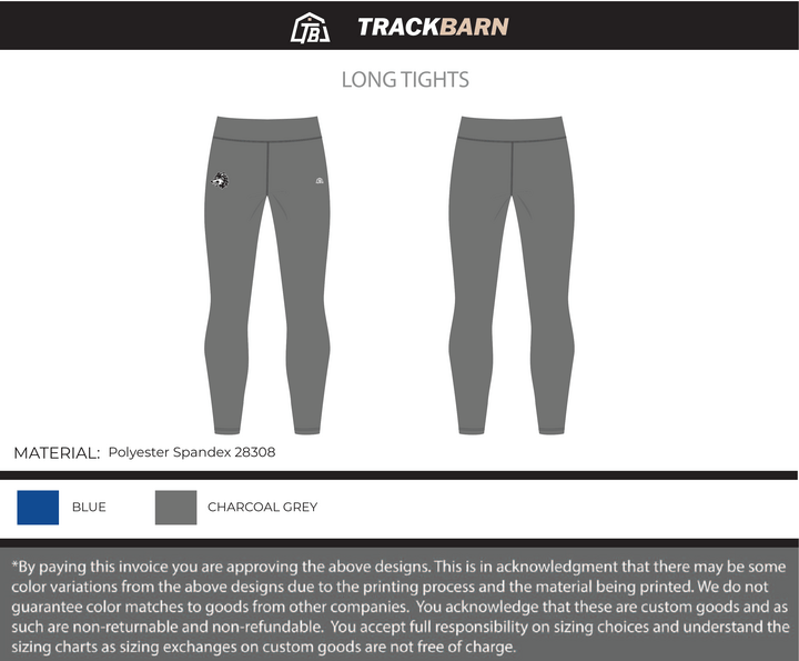 Walnut Springs Middle School - Youth Long Tights (1282) - TrackBarn