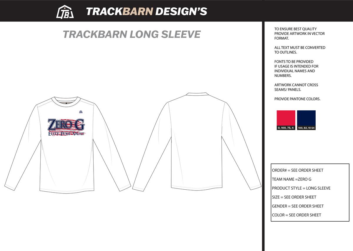 Zero G - Men Stretch Light Long Sleeve - White - TrackBarn