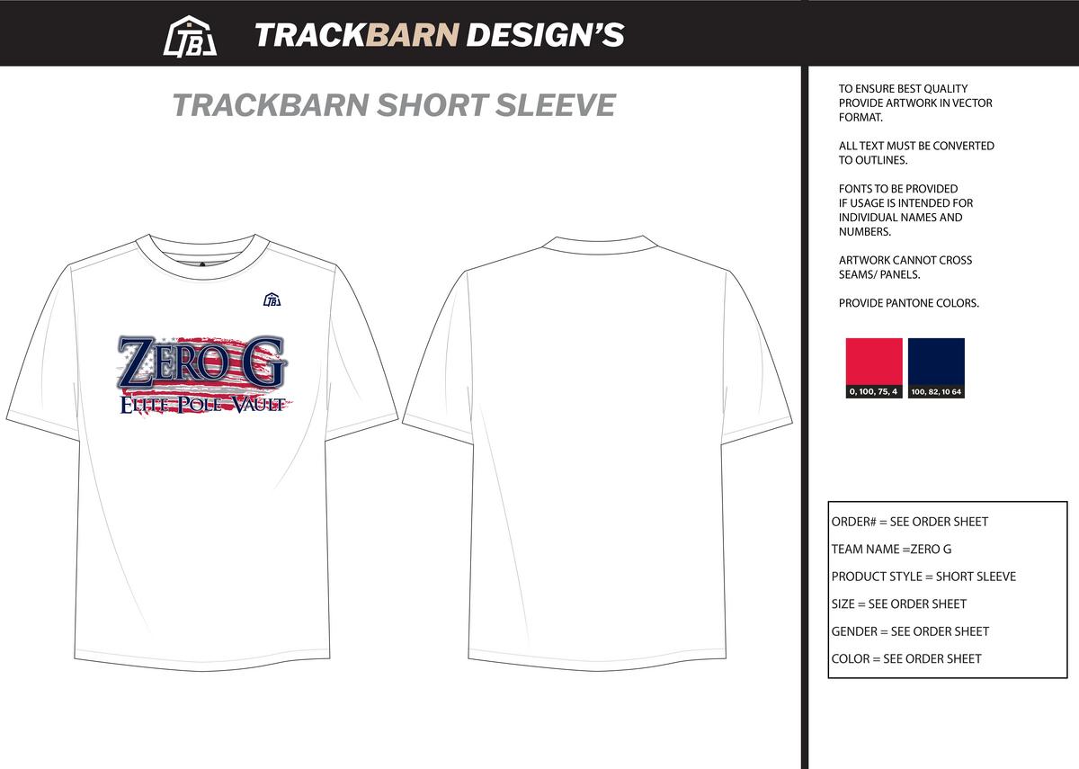 Zero G - Women Performance T-Shirt - White - TrackBarn
