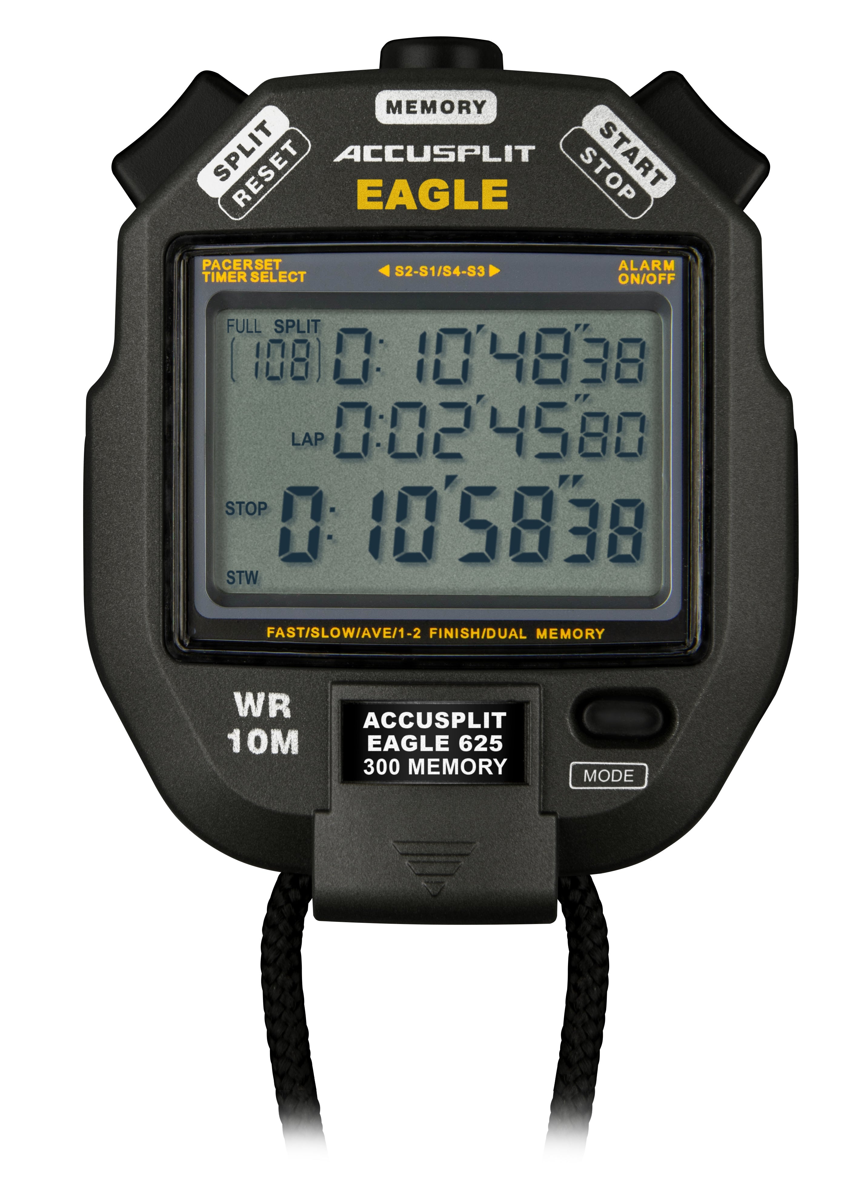 ACCUSPLIT *NEW* AE625M300 Professional Stopwatch with (300) Memory
