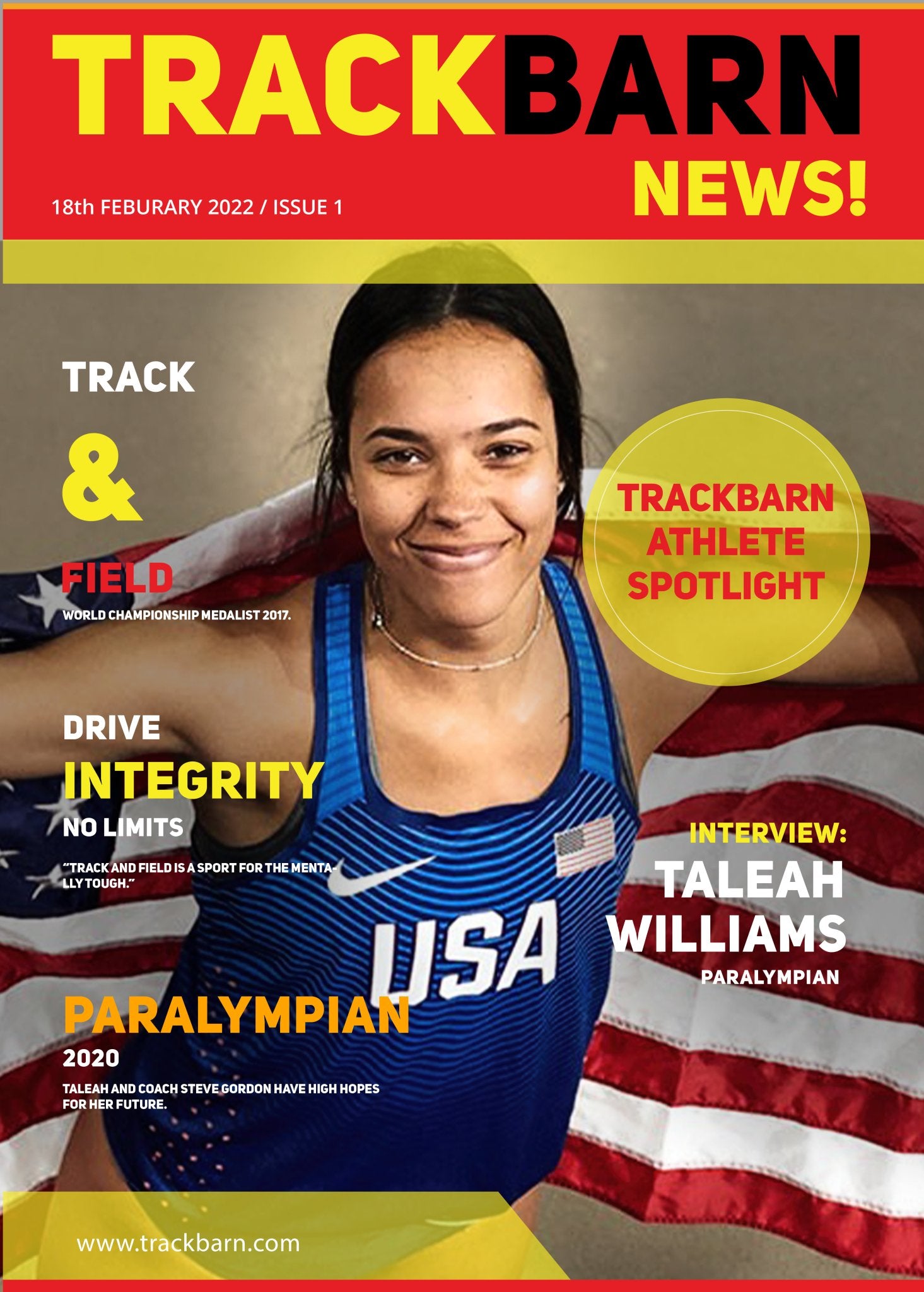 USA Paralympian Taleah Williams 'the biggest blessing of my life. - TrackBarn