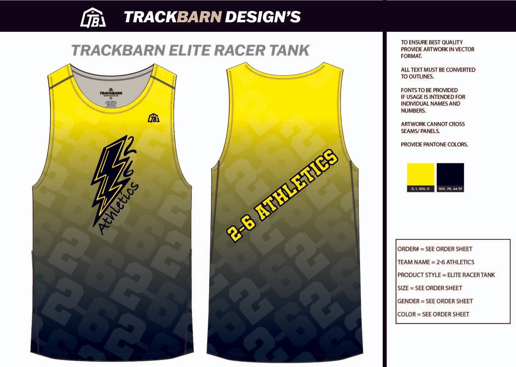 2 - 6 - Athletics - Mens Track Singlet - TrackBarn