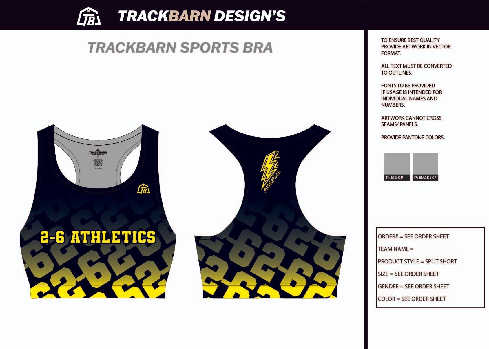 2 - 6 - Athletics - Sports Bra - TrackBarn