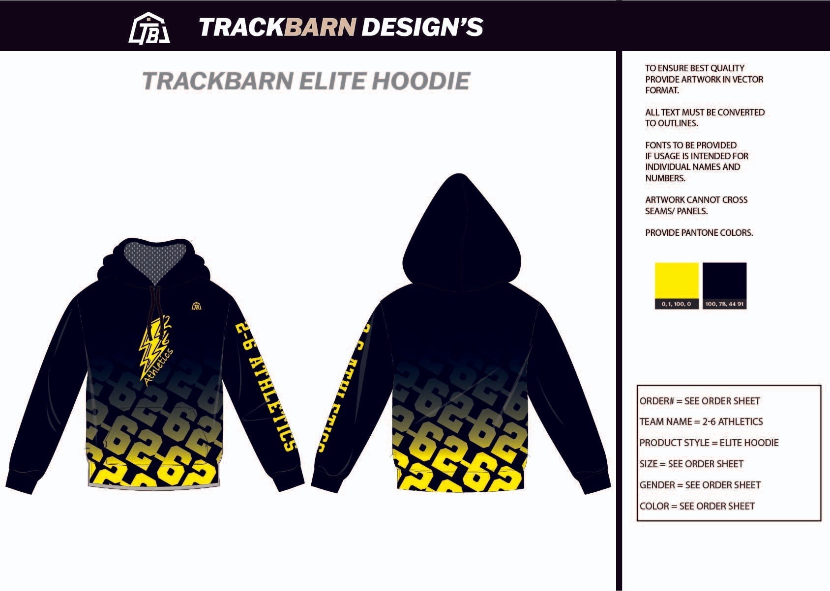 2 - 6 - Athletics - Womens Pullover Hoodie - TrackBarn