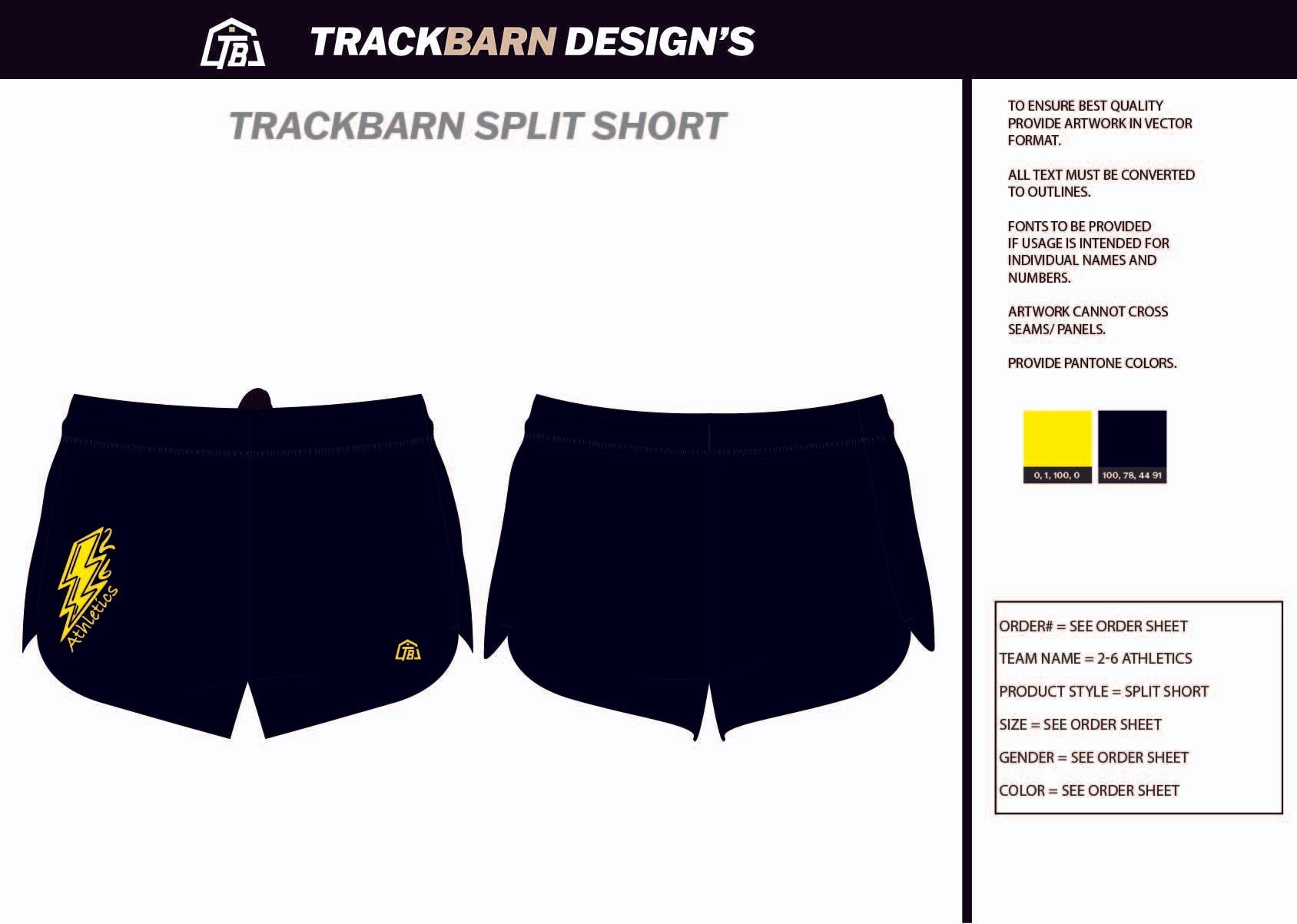 2 - 6 - Athletics - Womens Split Track Short - TrackBarn