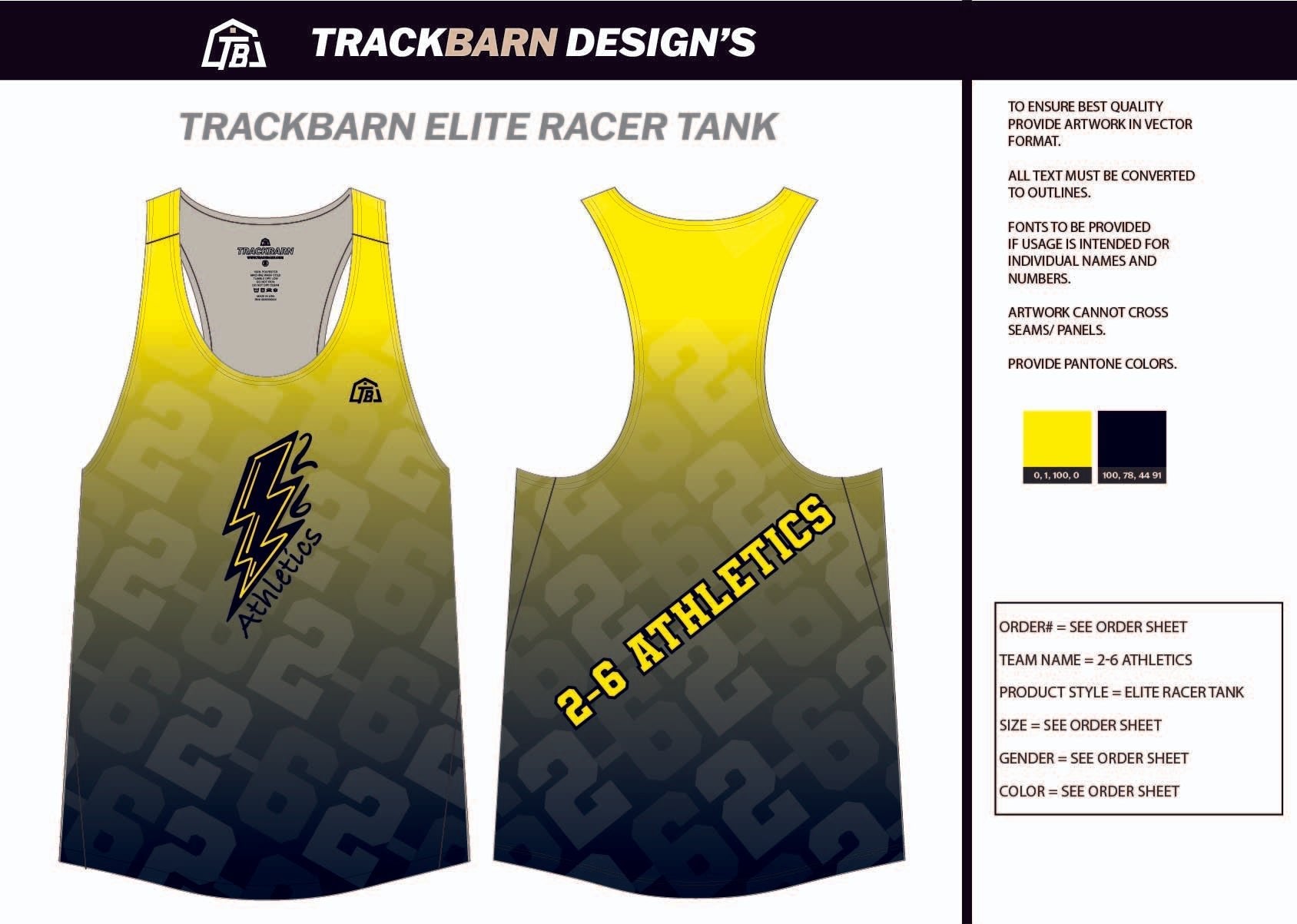 2 - 6 - Athletics - Womens Track Singlet - TrackBarn