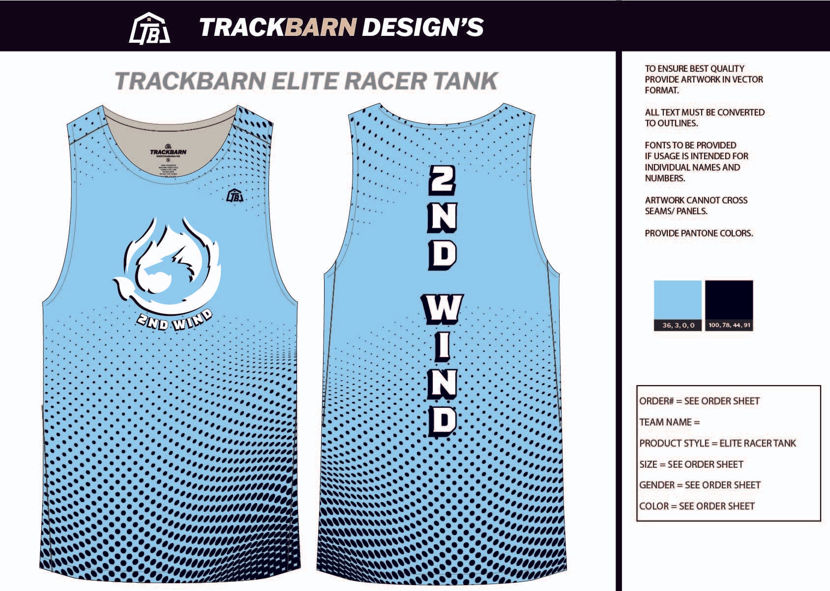 2nd-Wind- Youth Track Singlet