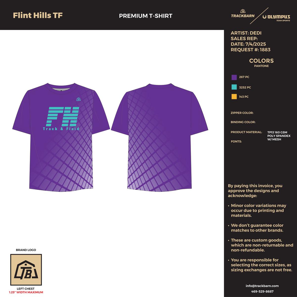 Flint Hills - Women T-Shirt - Purple