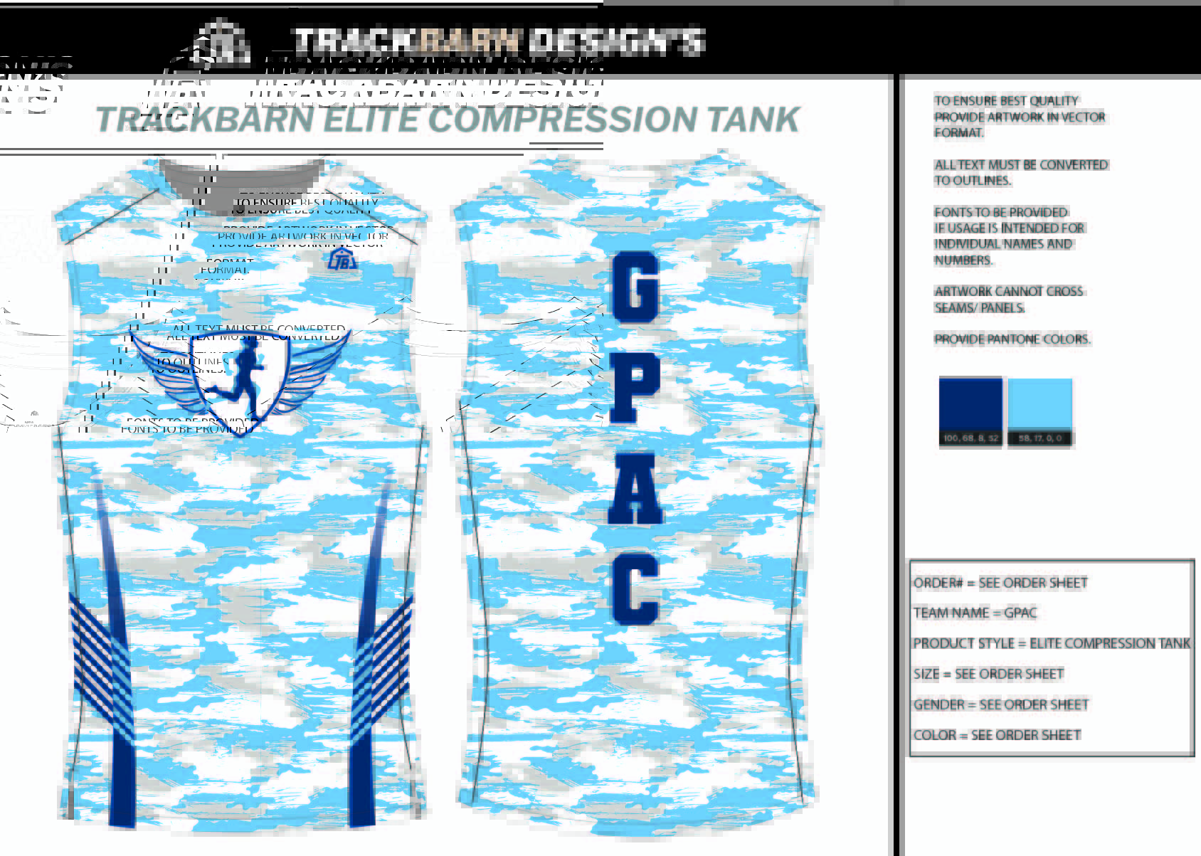 Gately Park-Athletic-Club Youth Compression Tank