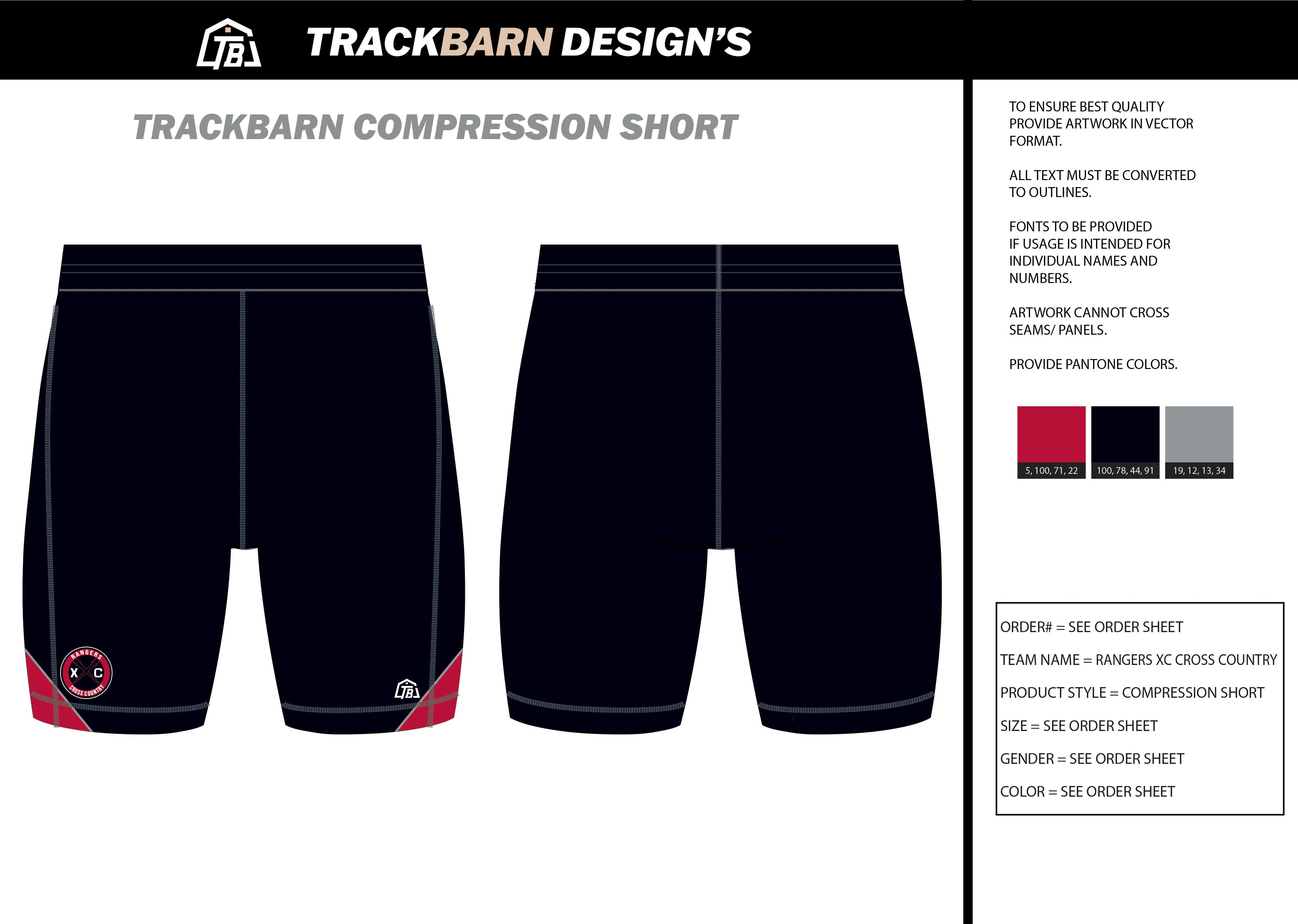 Vista-Ridge-Rangers Mens Short Running Tight