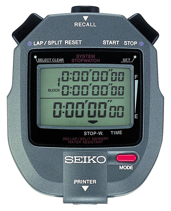 SEIKO S143 300 Lap Memory Stopwatch Connectable to Printer (SP12)
