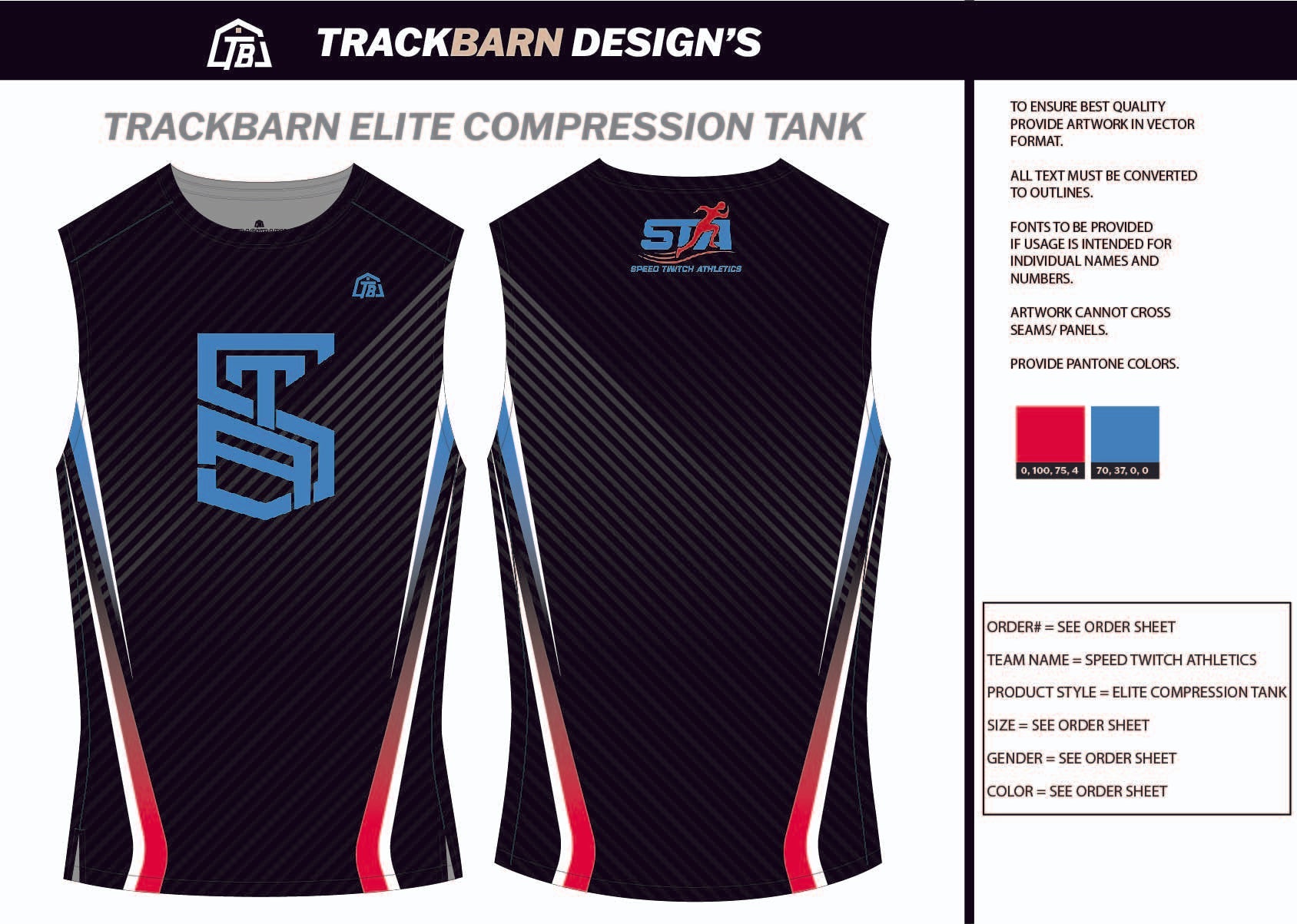 Speed-Twitch-Athletics Youth Compression Tank