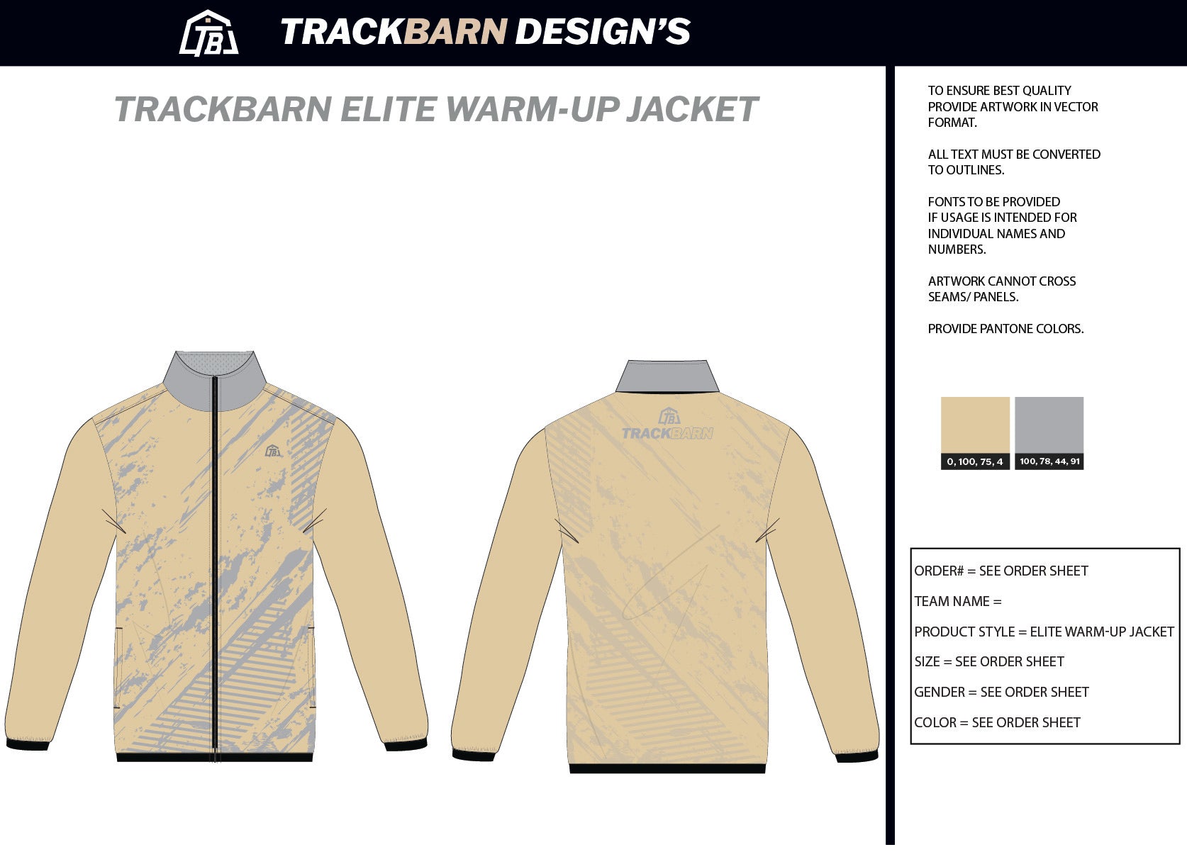 TrackBarn-Merch-Store Mens Full Zip Jacket