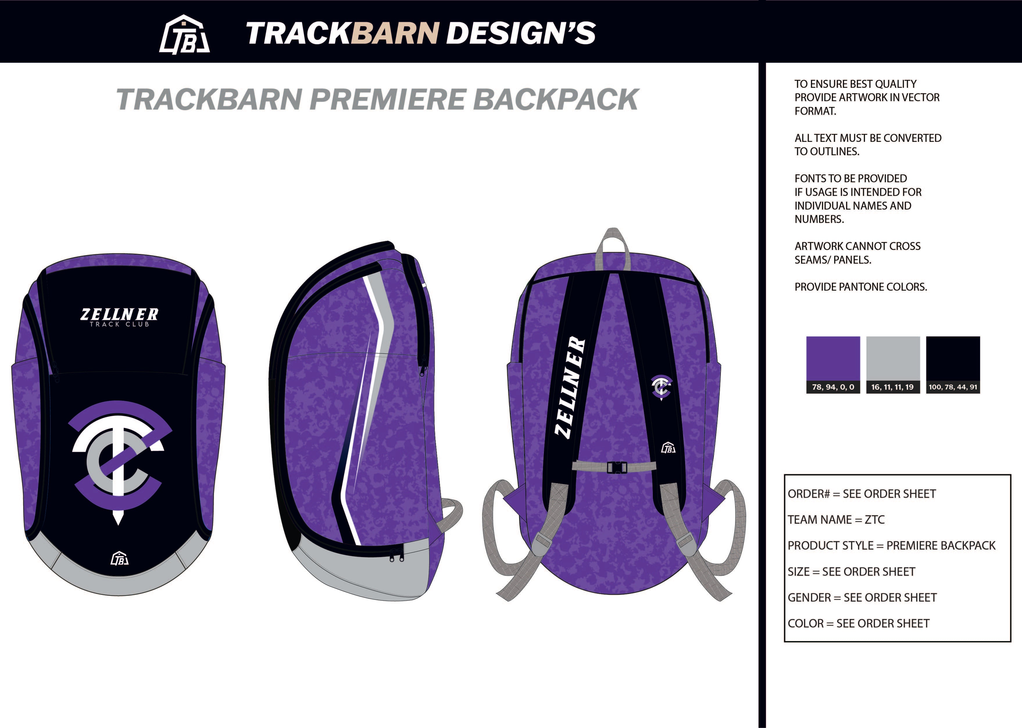 Zellner-Track-Club Backpack