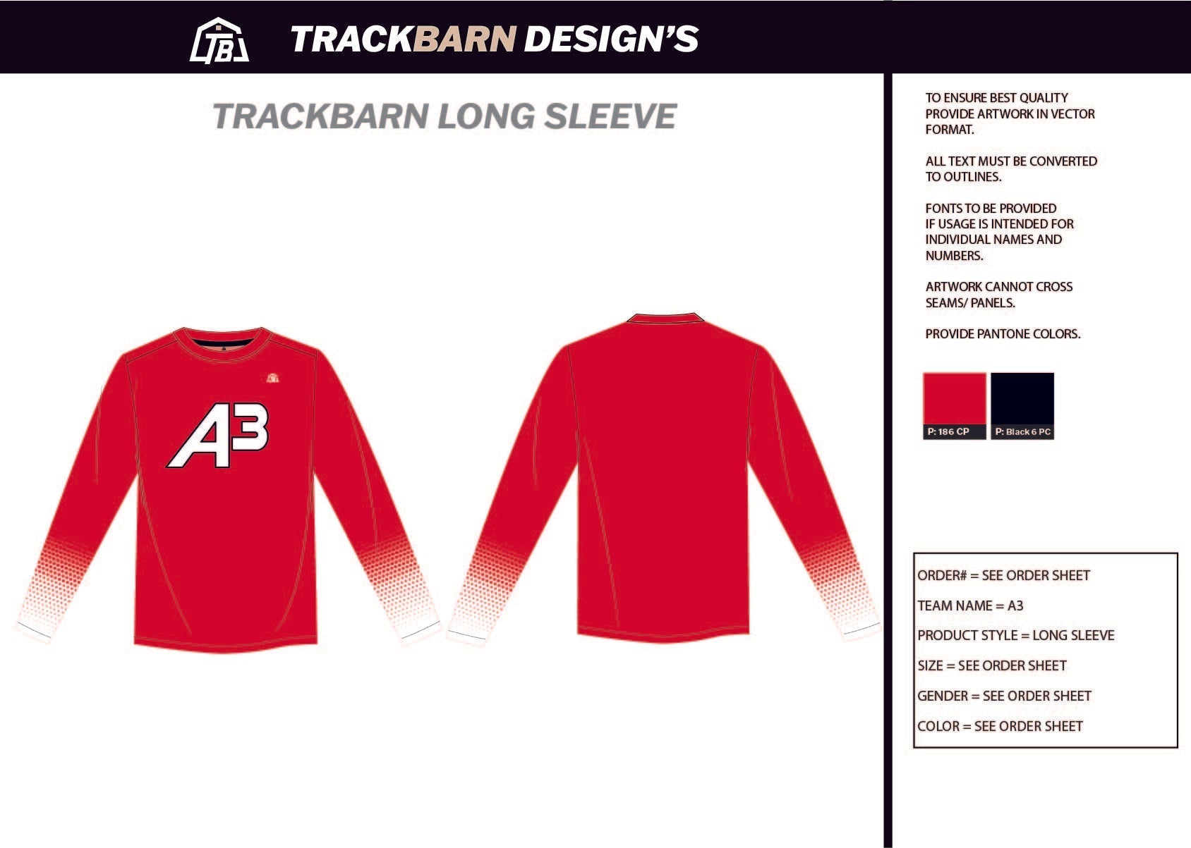 A3 - Mens Stretch Light LS Tee - TrackBarn