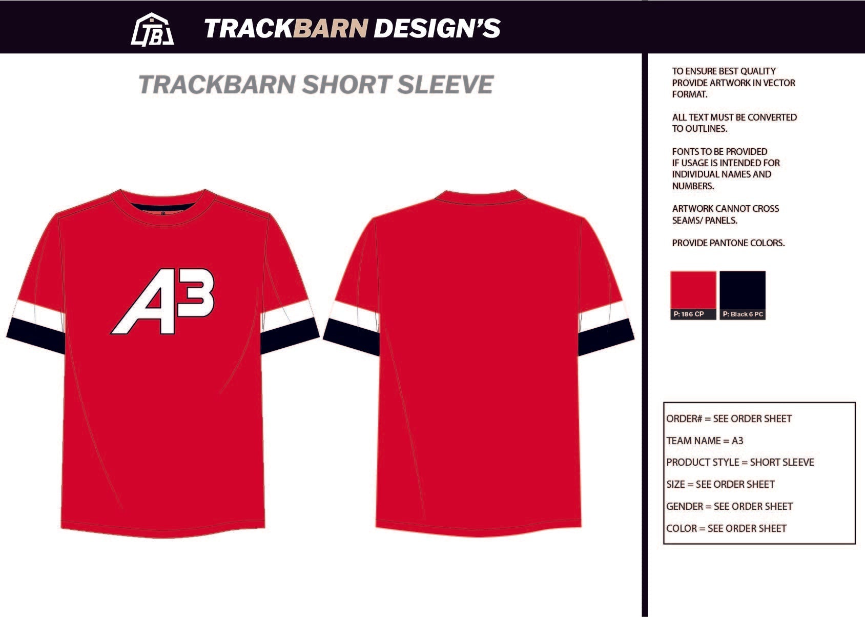 A3 - Mens Stretch Light Training Tee - TrackBarn