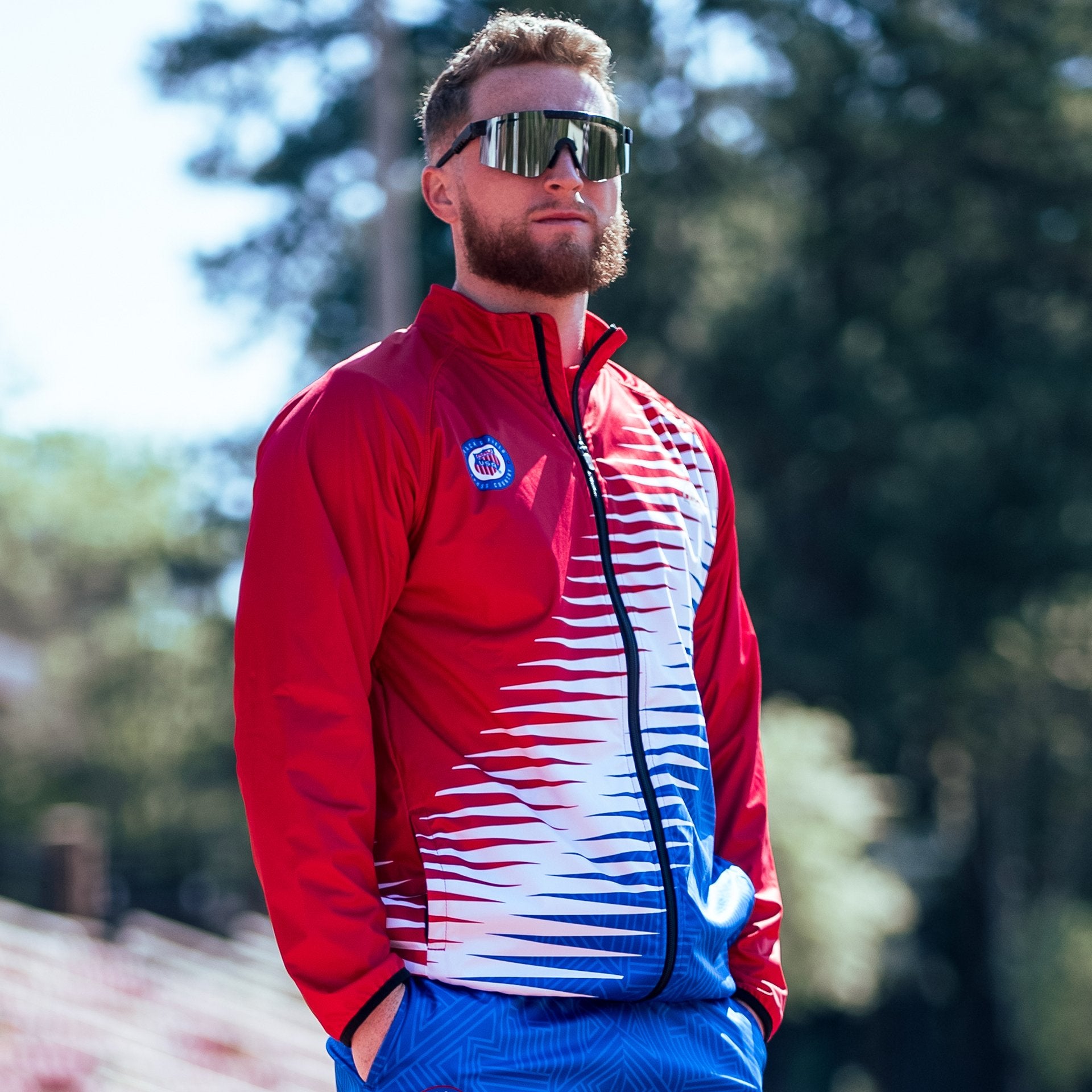 AAU Premium Raglan Jacket - TrackBarn