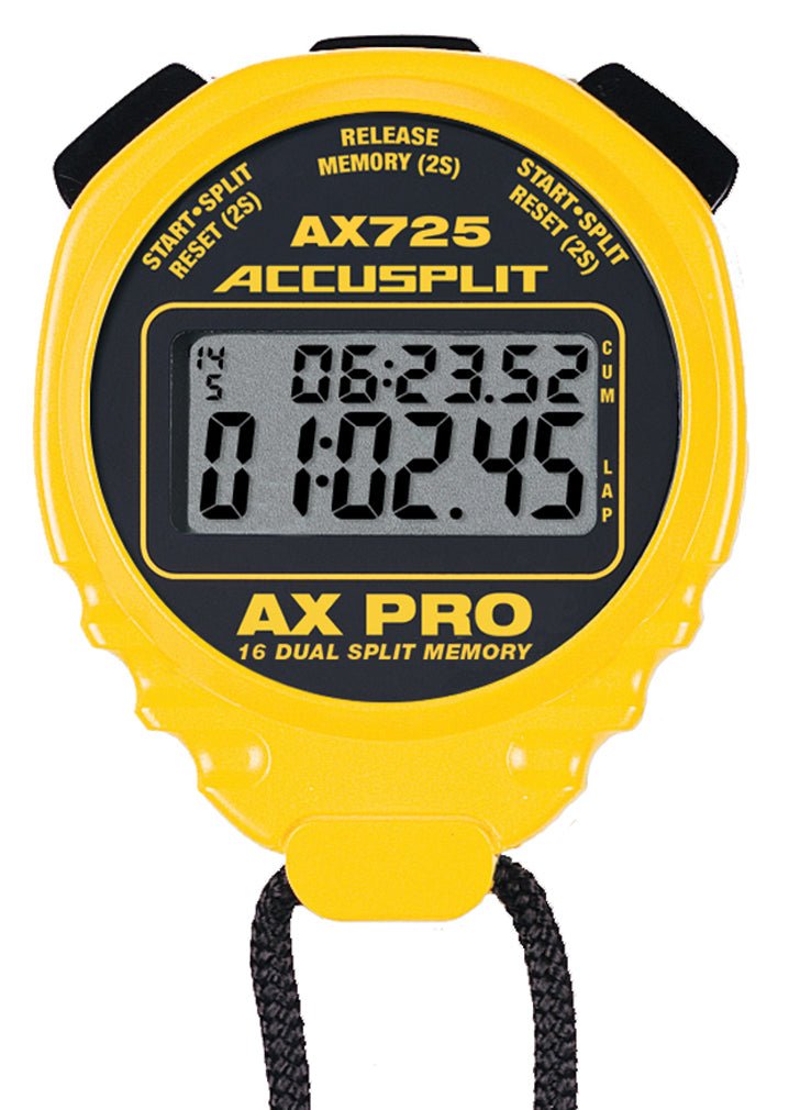 ACCUSPLIT AX725 PRO (16) Memory Professional Stopwatch - TrackBarn