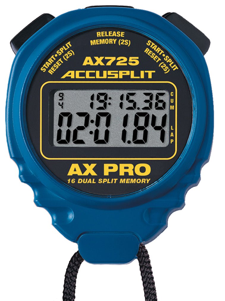 ACCUSPLIT AX725 PRO (16) Memory Professional Stopwatch - TrackBarn