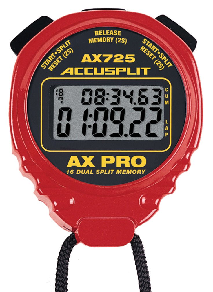 ACCUSPLIT AX725 PRO (16) Memory Professional Stopwatch - TrackBarn