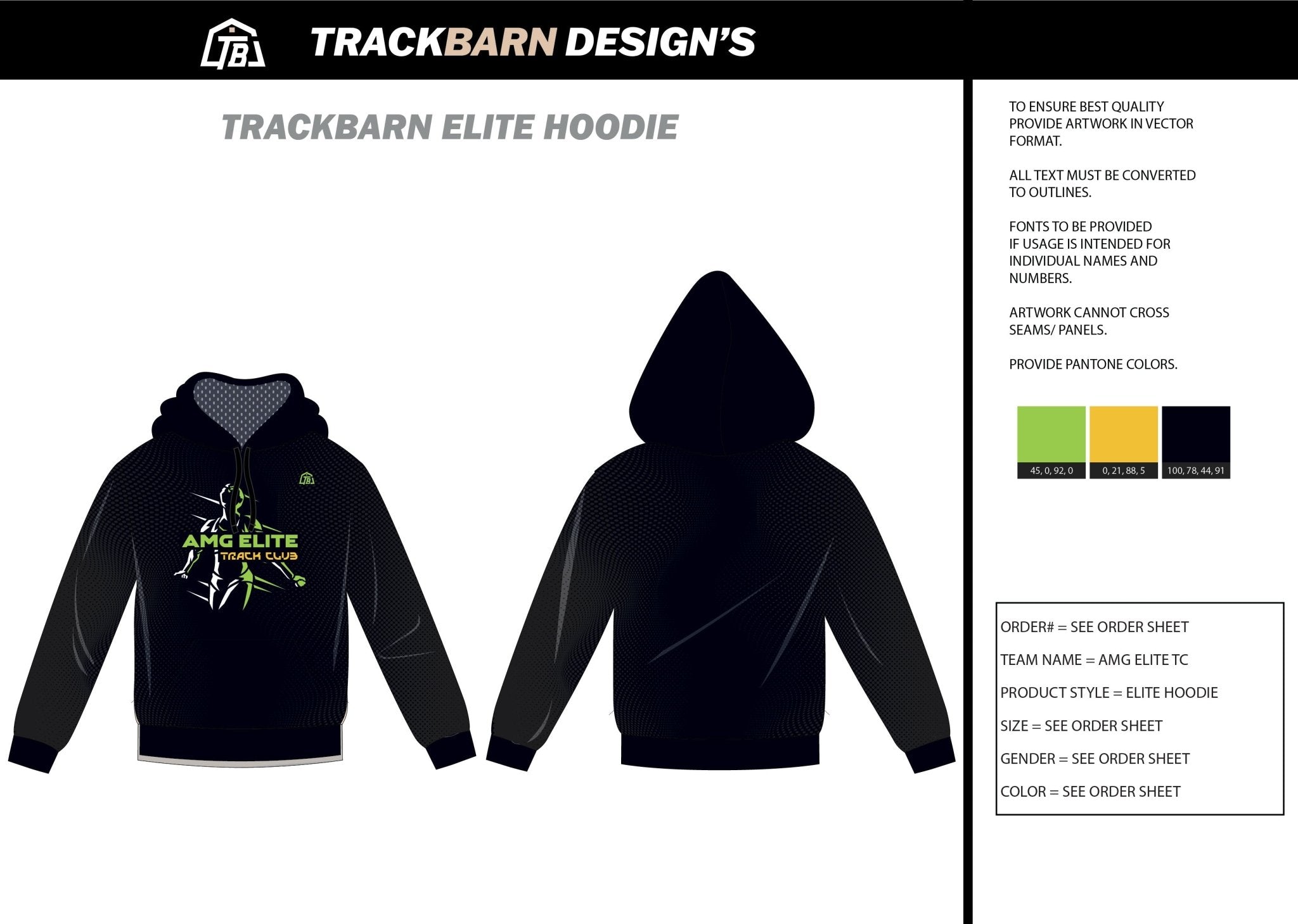 AMG - Elite - Mens Scuba Hoodie - TrackBarn