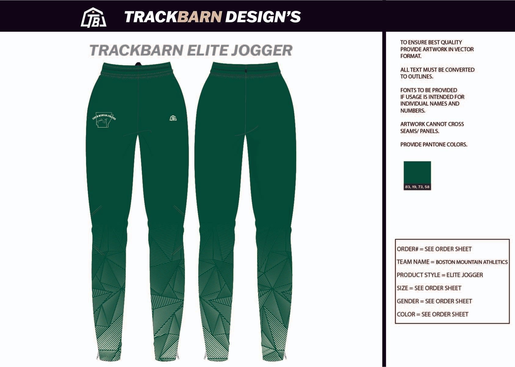 Boston - Mountain - Athletics Adults Jogger - TrackBarn