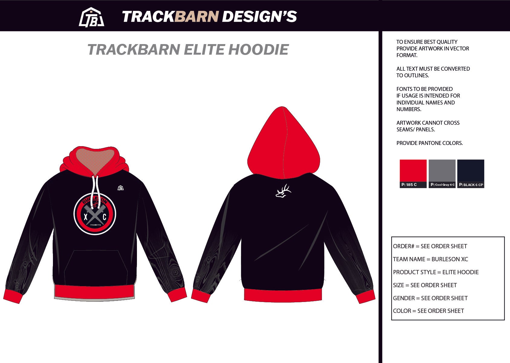 Burleson - Youth Pullover Hoodie - TrackBarn