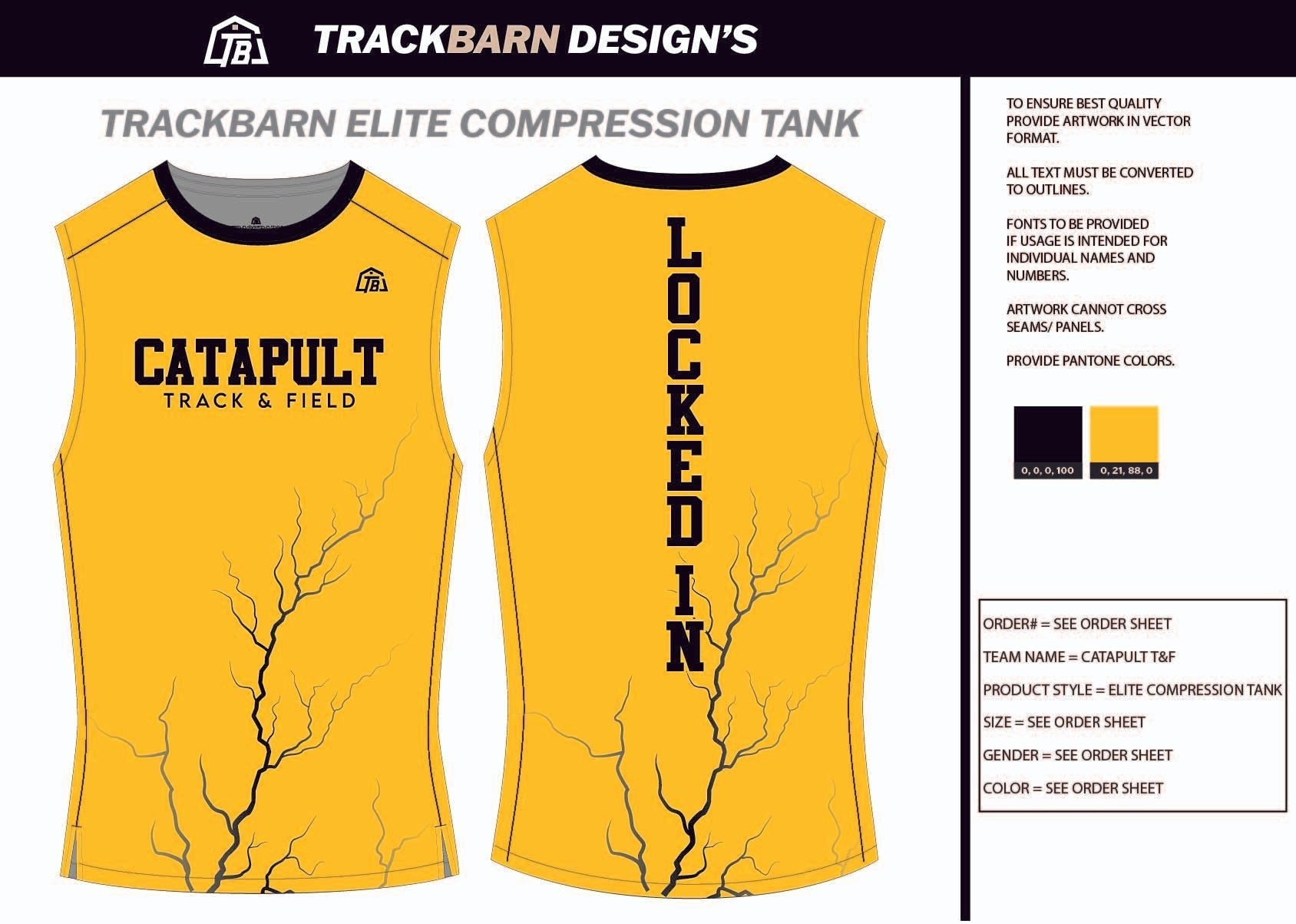 Catapult - T&F - Mens Track Compression Tank - TrackBarn