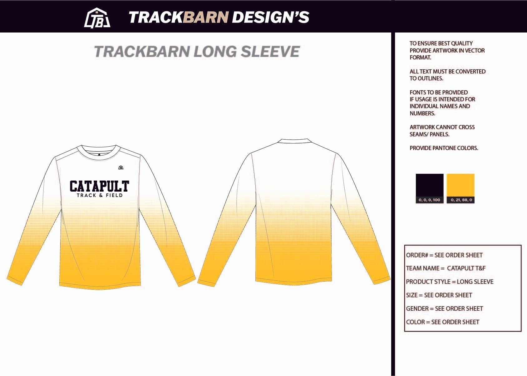 Catapult - T&F - Youth Long Sleeve - TrackBarn