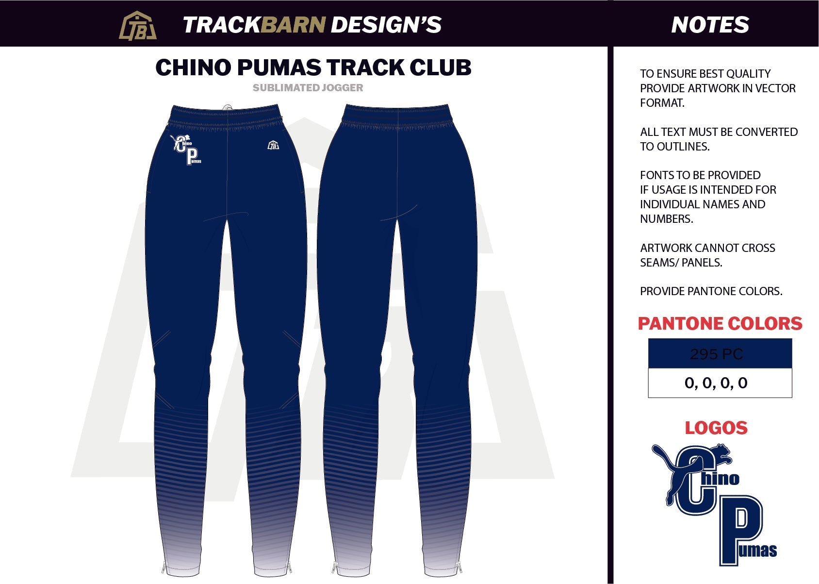 Chino - Pumas - Adults Jogger - TrackBarn