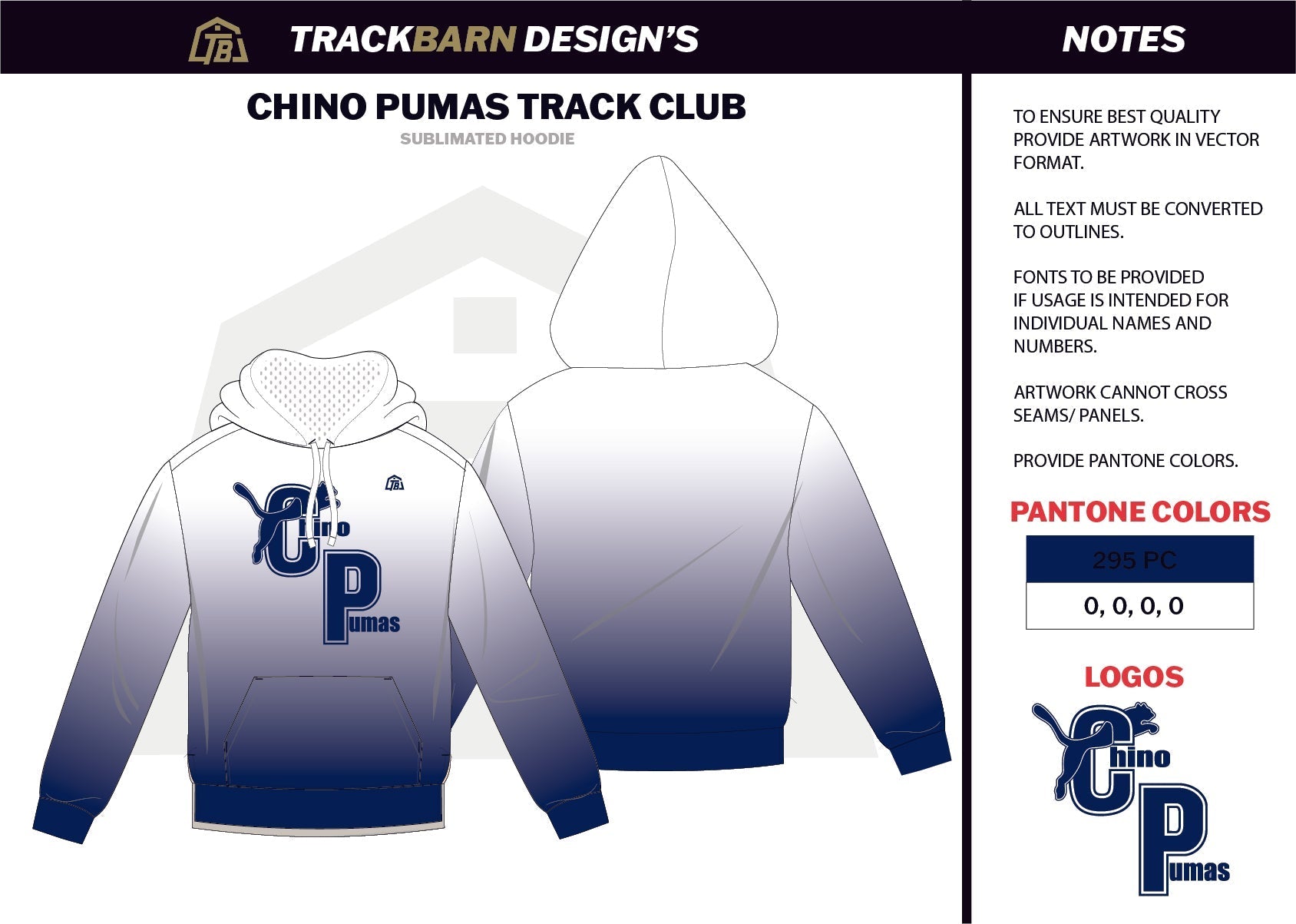 Chino - Pumas - Womens Pullover Hoodie - TrackBarn