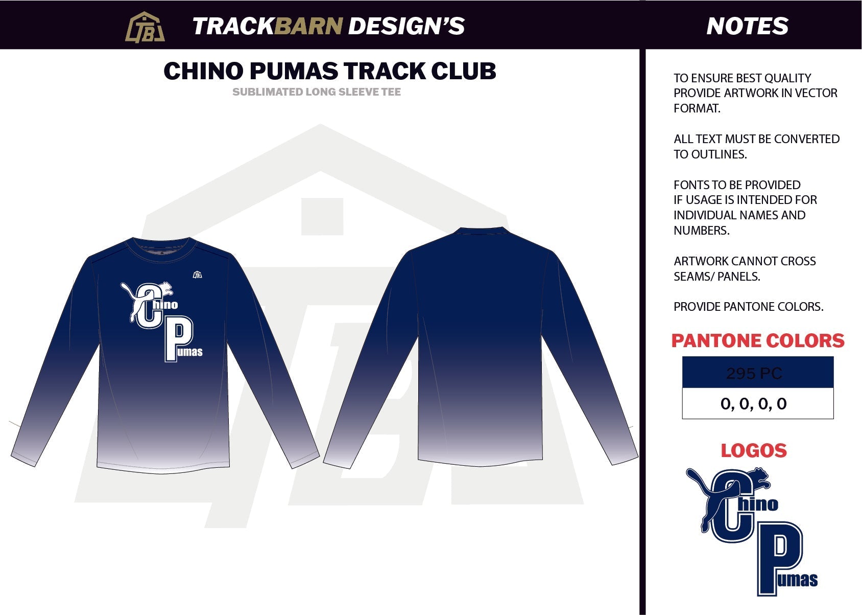 Chino - Pumas - Youth Long Sleeve - TrackBarn