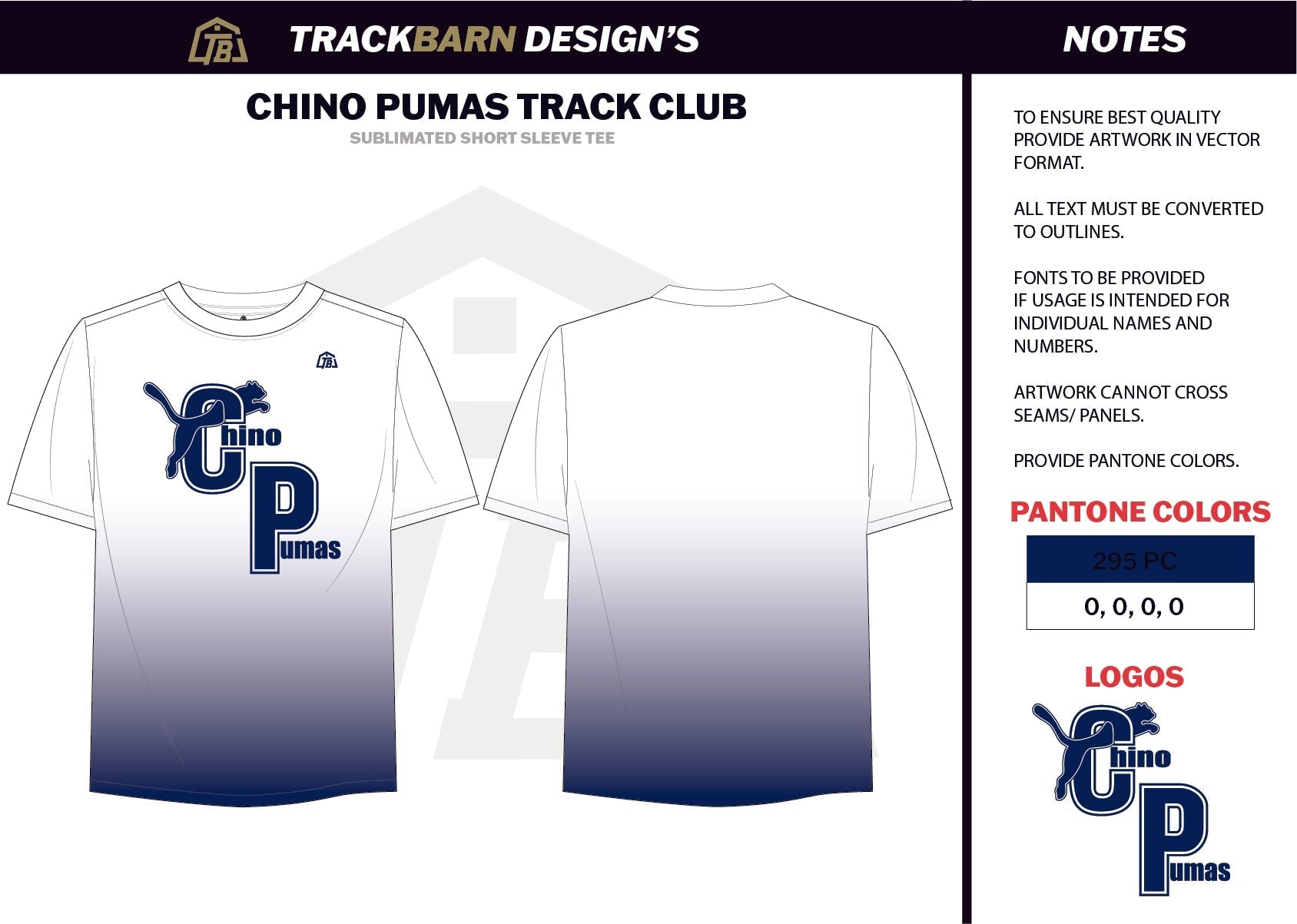 Chino - Pumas - Youth Tech Tee - TrackBarn