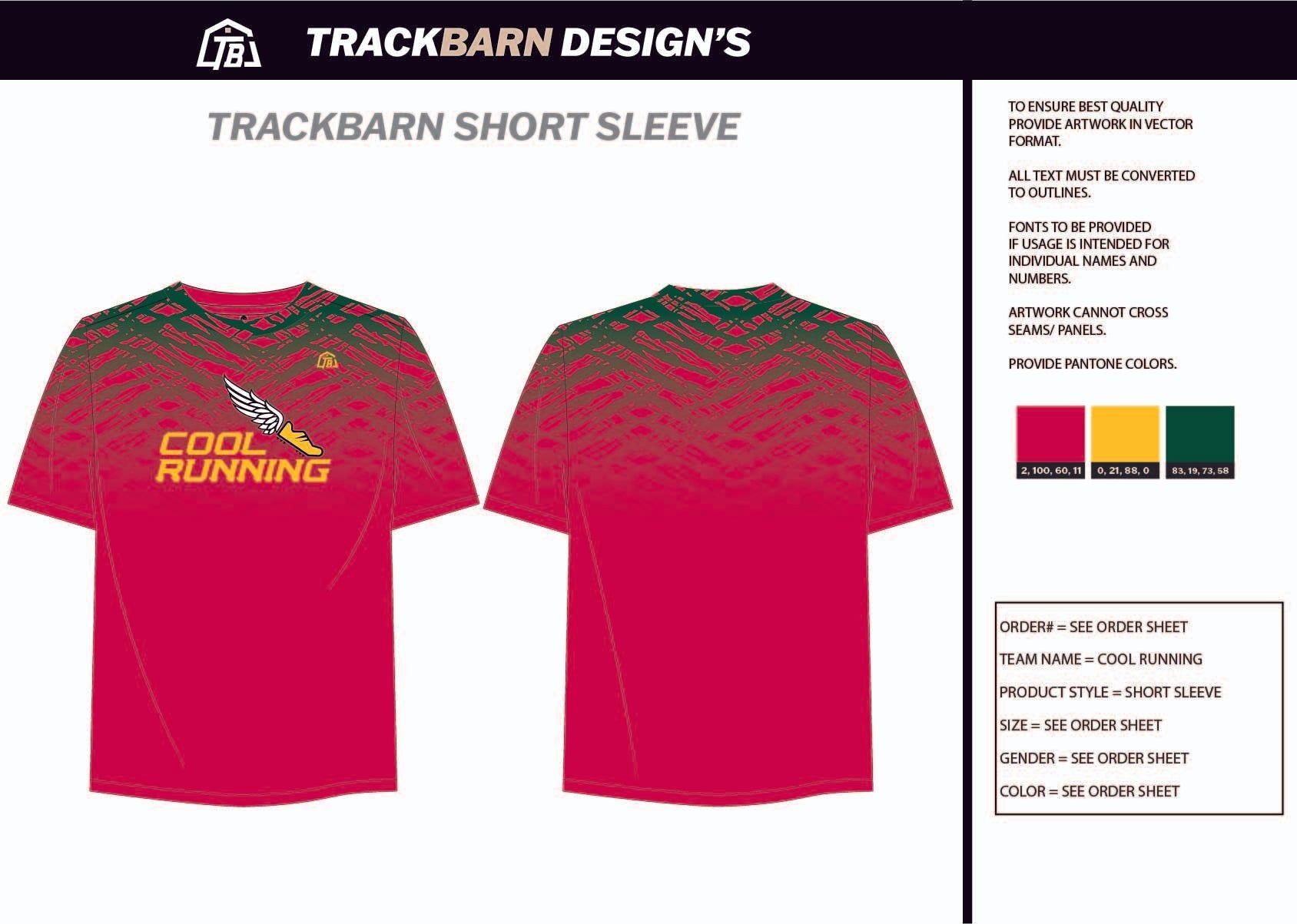 Cool - Running - Mens Stretch Light Training Tee - TrackBarn