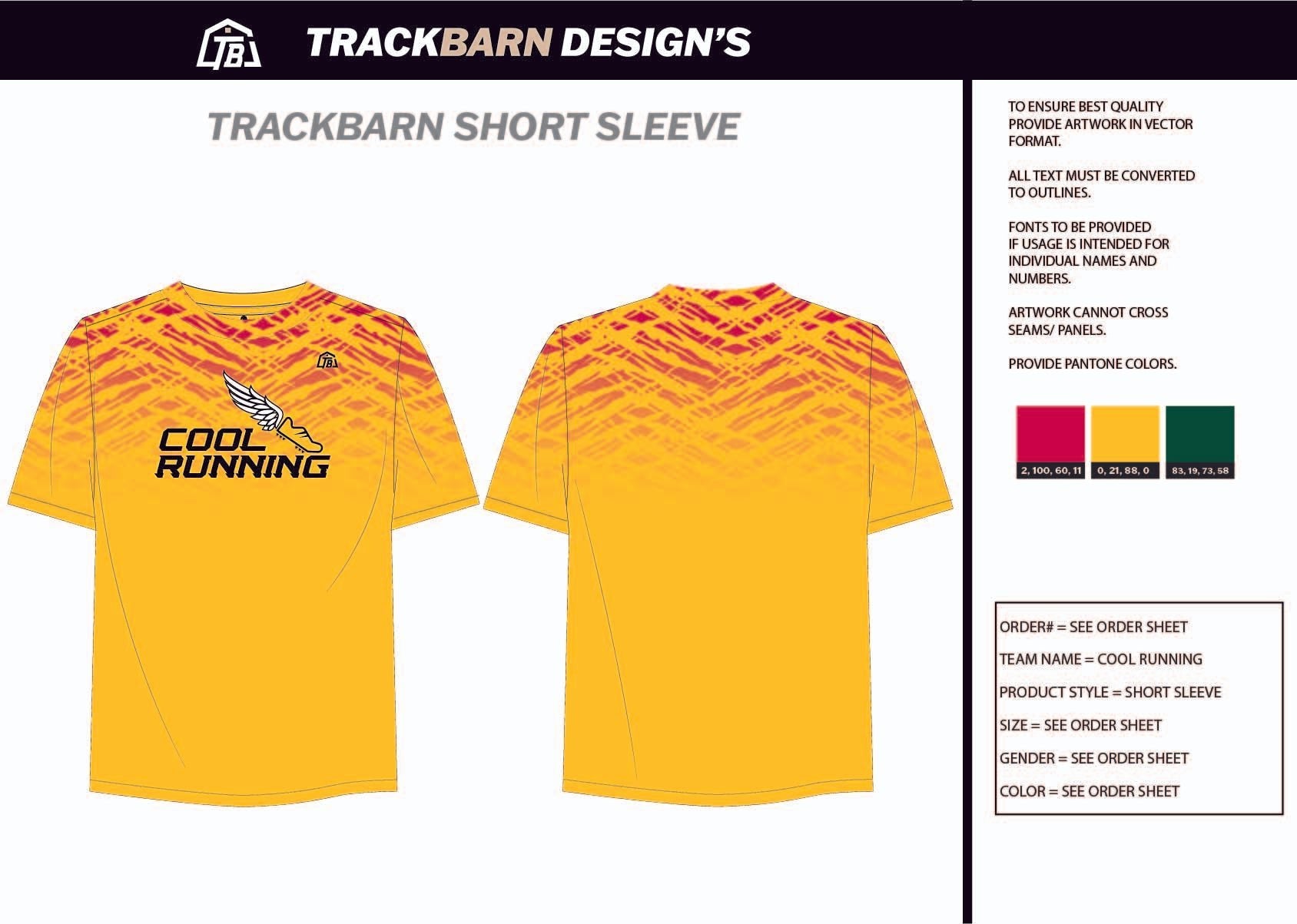 Cool - Running - Mens Stretch Light Training Tee - TrackBarn